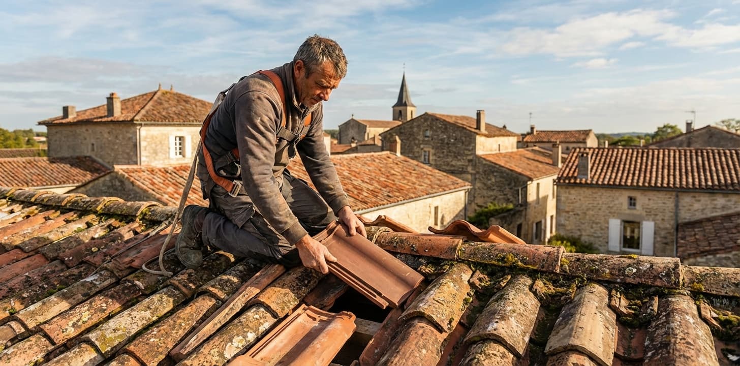Travaux de toiture et couverture